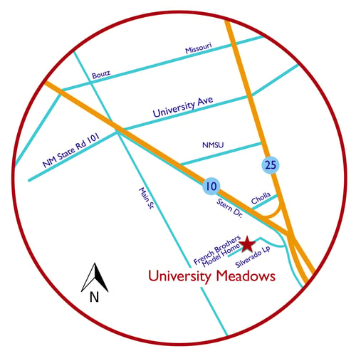 University Meadows map-1